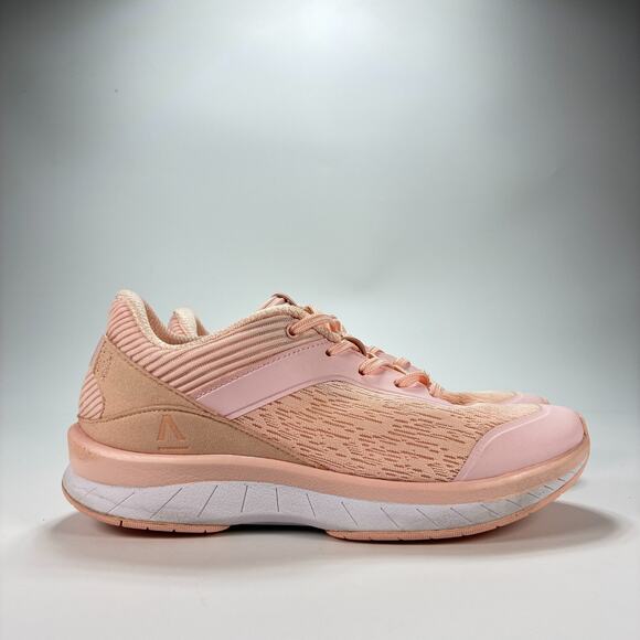 Abeo Luna Pink Lace Up Running Shoes Comfort Cushioned Sneakers Women's Size 10M - Picture 1 of 11